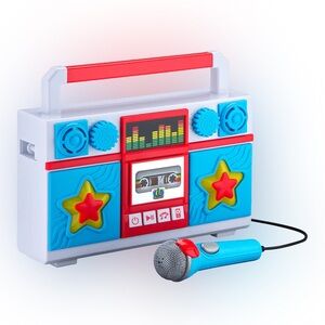 Colorful Toy Boombox with Microphone